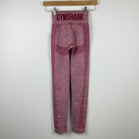 Gymshark Pink Flat Front Flex High Waisted Activewear Leggings Womens Size XS - Picture 4 of 5